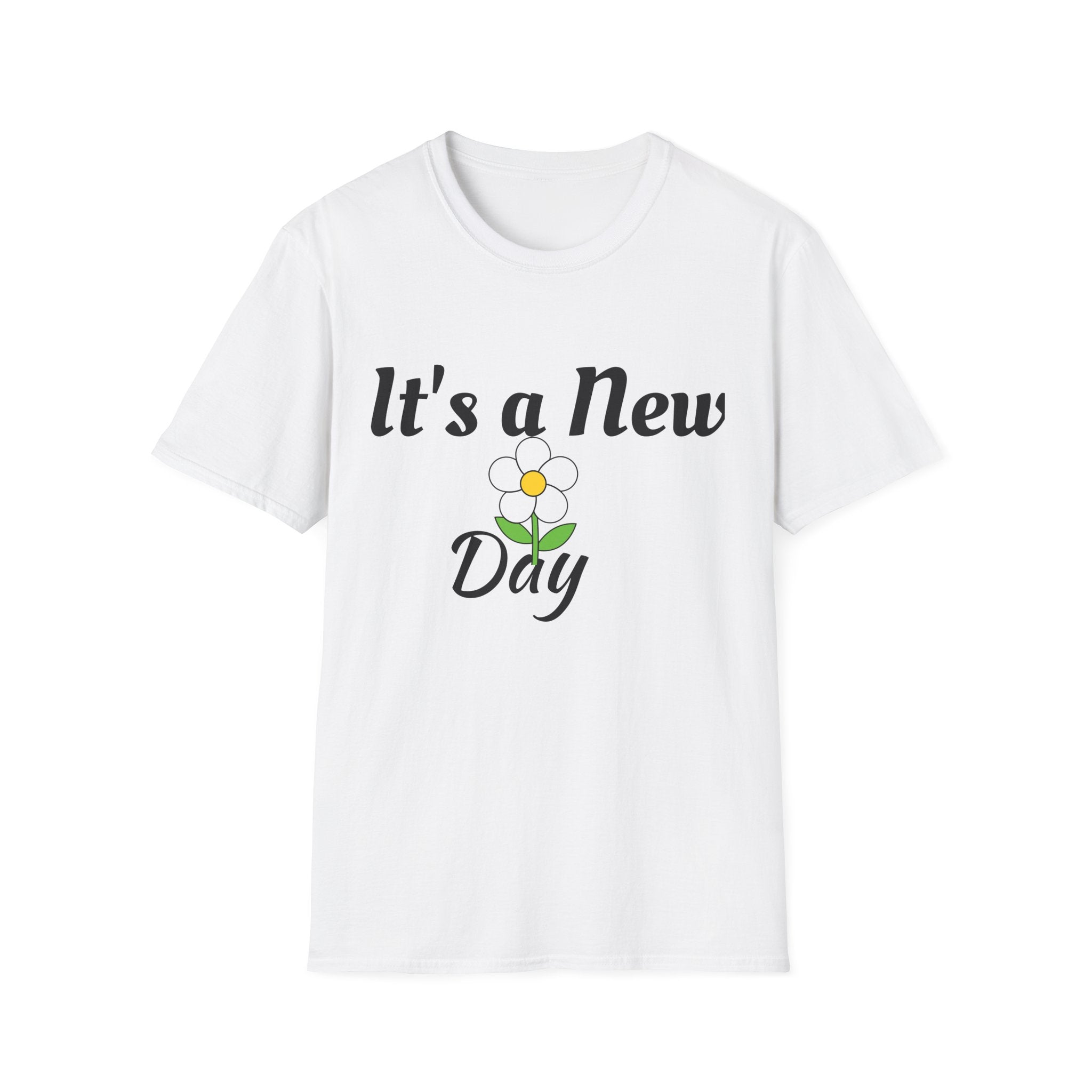 "It's a New Day" Floral Christian T-Shirt — Thank You Jesus Inspirational Tee
