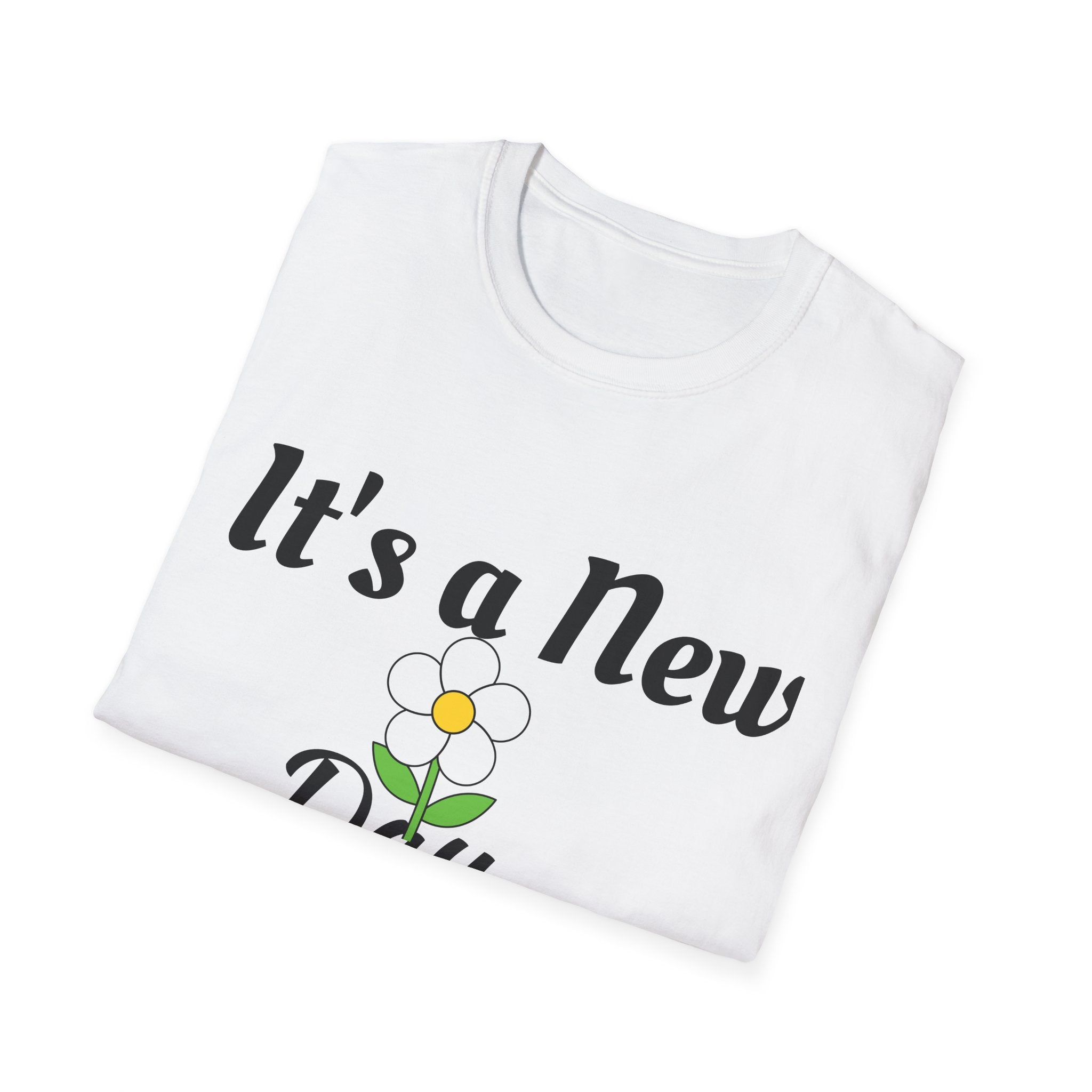 "It's a New Day" Floral Christian T-Shirt — Thank You Jesus Inspirational Tee